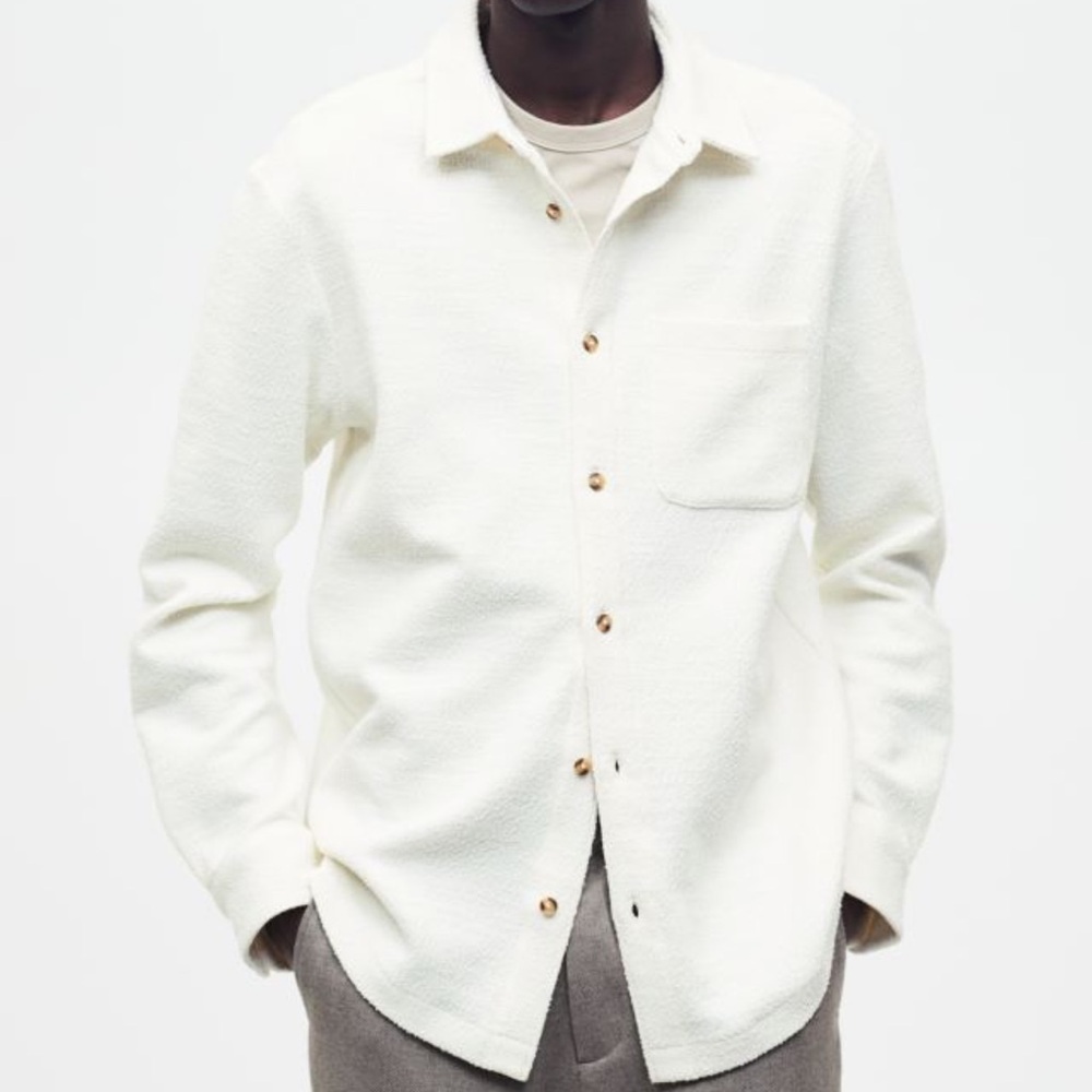 H&M Fit Textured-weave shirt